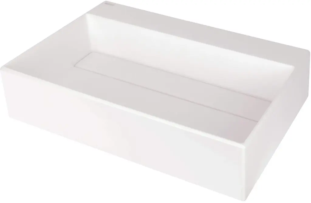 Deante Umyvadlo na desku Correo 60x40 cm - CQR AU6M, granit, alabastr