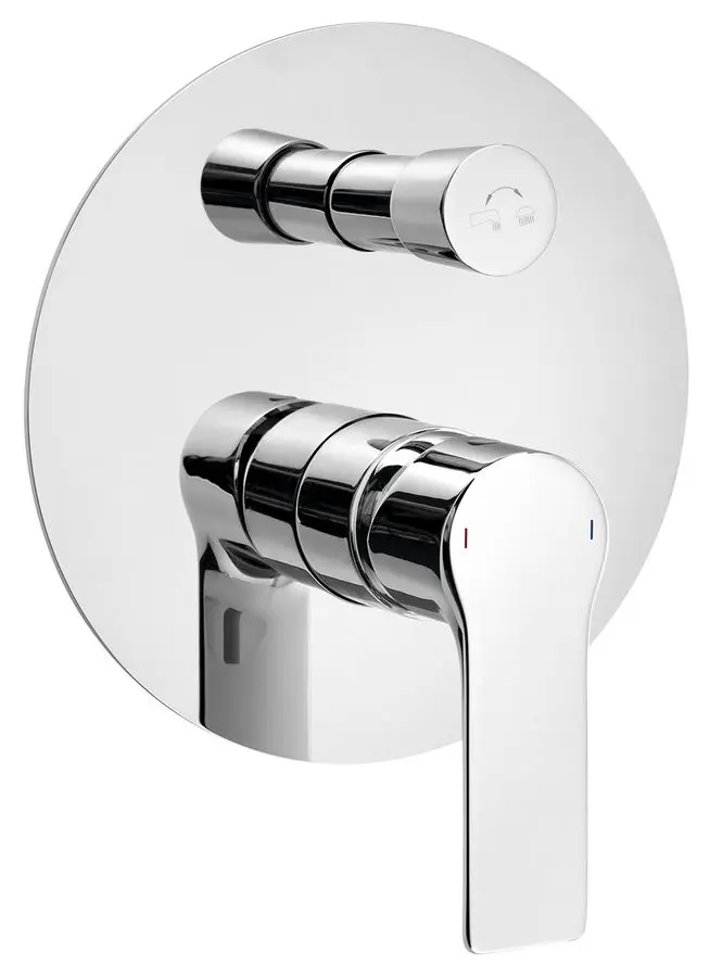 Sapho Pax - Sprchová baterie pod omítku, pro 2 spotřebiče, chrom XA62
