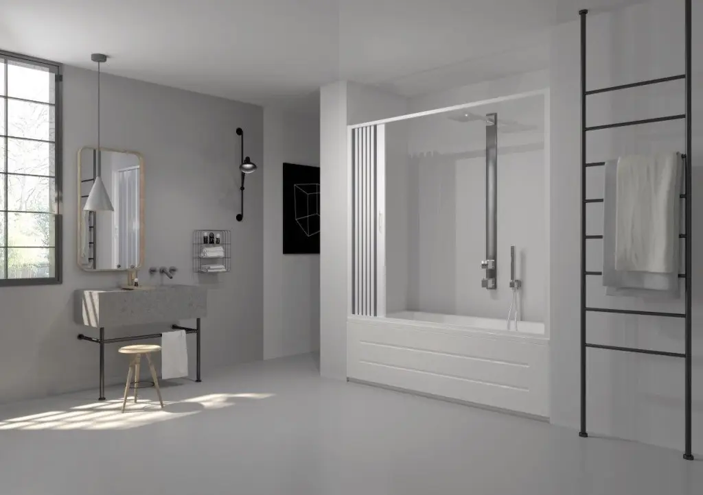 FORTE Vanová zástěna FLEX VASCA MARTE NEW Rozměr A 140 170, Rozměr C 150, Typ otevírání Zavírání na stranu OLBBXF200001