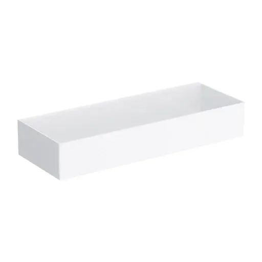 OMNIRES Sprchový koš UNI, 30 x 5 x 11 cm, matná bílá UN10335WM
