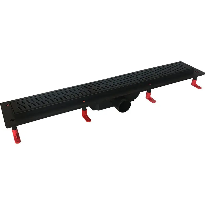 HOPA Odtokový žlab STANDARDline BLACK Rozměr A 100, Varianta roštu Harmony OLPZLABST99BH