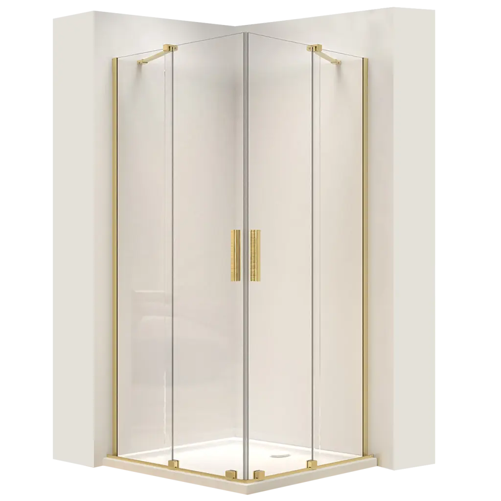 REA Sprchová kabina Montana Double Gold Brush 90x90 REA-K6636