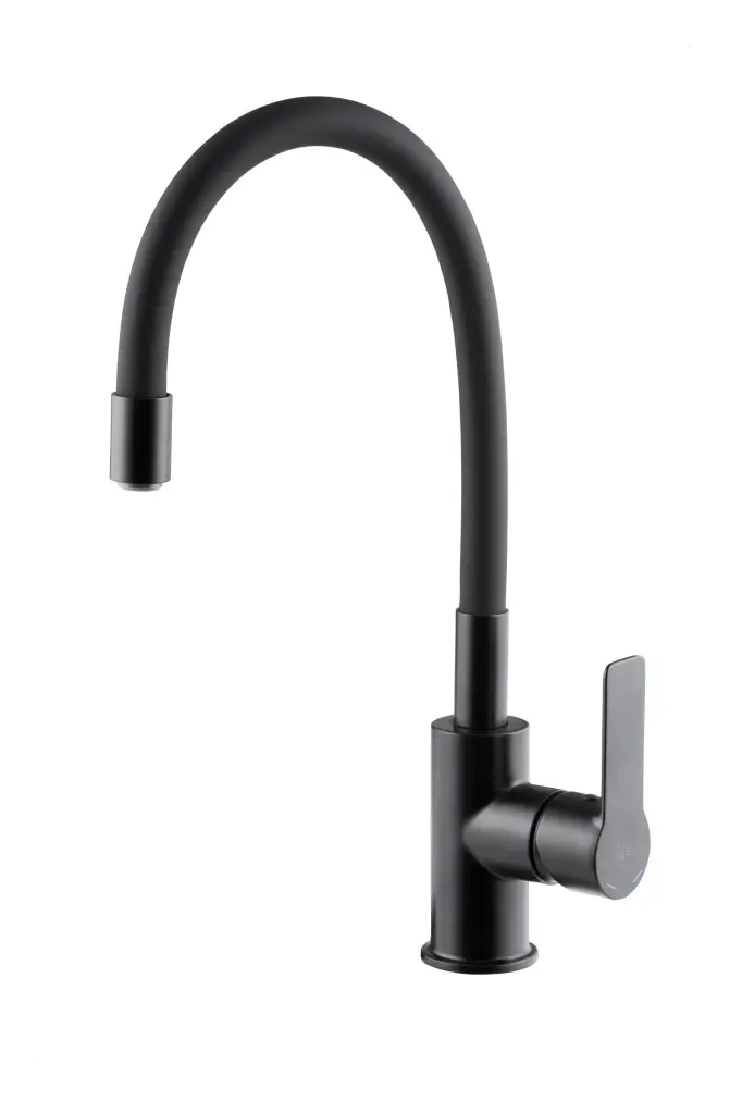 Dřezová baterie s flexibilní výpustí Rumba Black / Black