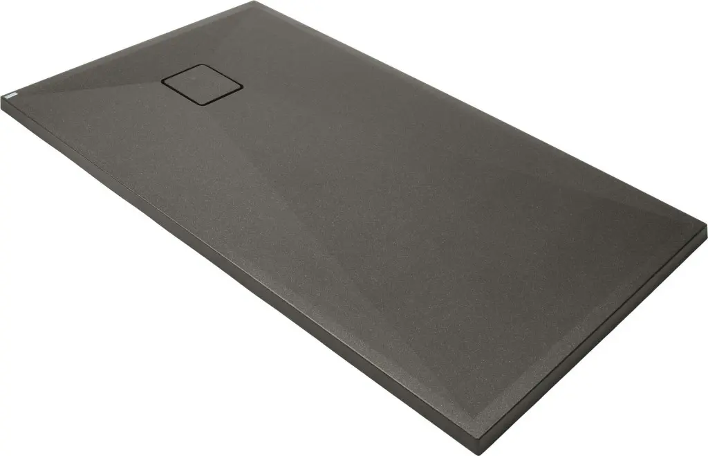 DEANTE Correo antracitově metalická granitová sprchová vanička obdélník 140x70 KQR_T77B