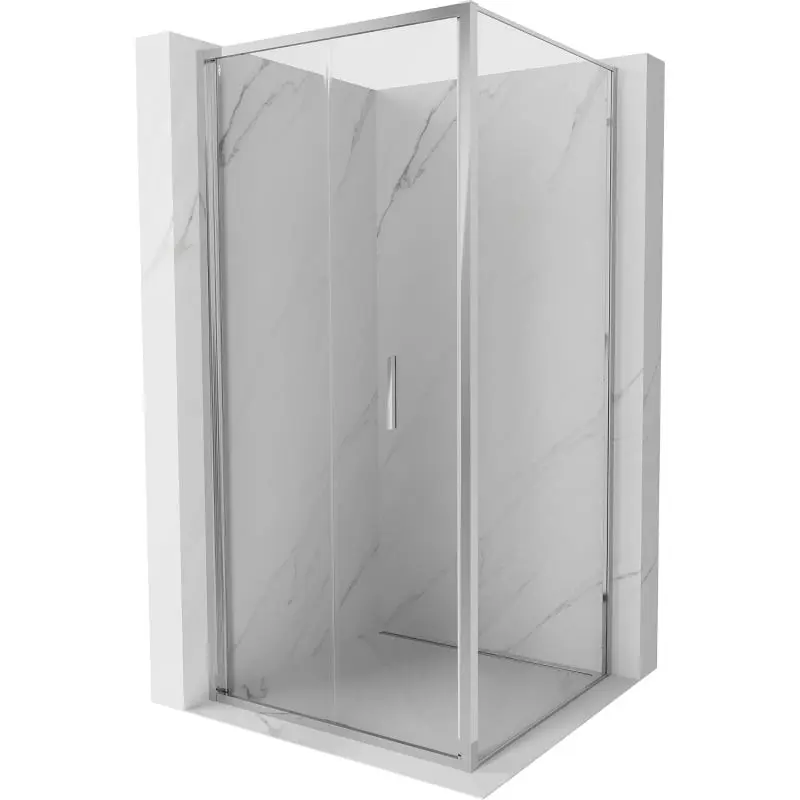 MEXEN/S Exo sprchový kout skládací dveře 70 x 70, transparent, chrom 816-070-070-01-00