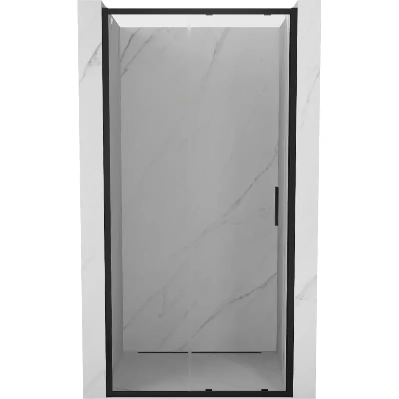 MEXEN Exo posuvné sprchové dveře 110, transparent, černá 8151-110-000-70-00