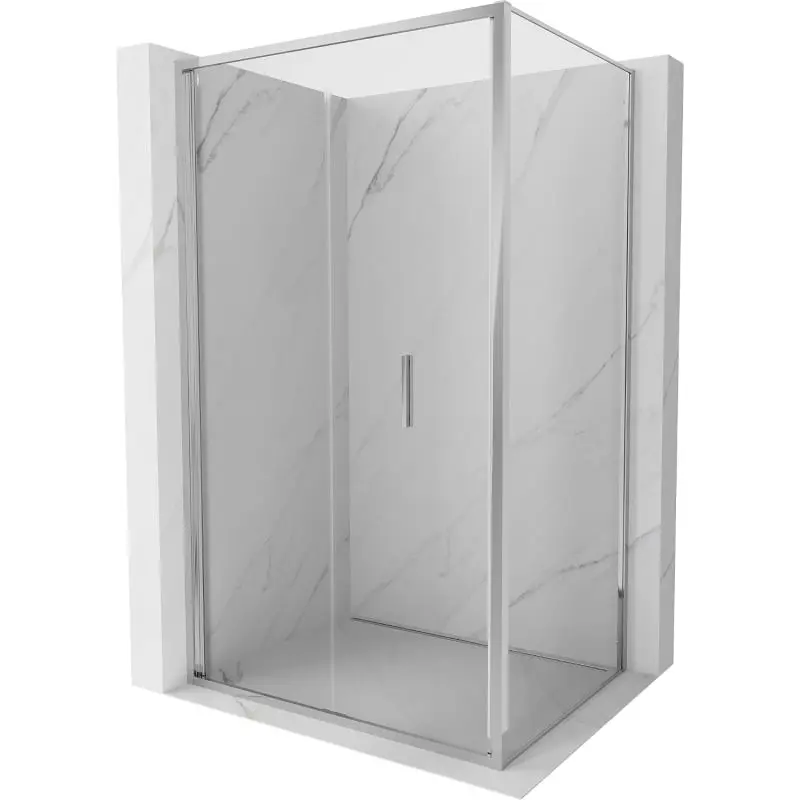 MEXEN/S Exo sprchový kout skládací dveře 90 x 85, transparent, chrom 816-090-085-01-00