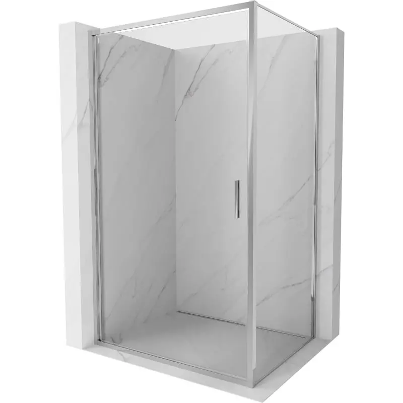 MEXEN/S Exo sprchový kout dveře křídlové 80 x 90, transparent, chrom 817-080-090-01-00
