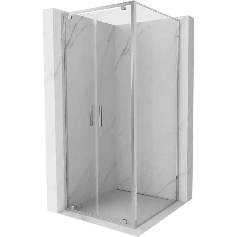MEXEN/S Exo sprchový kout dveře křídlové 70 x 70, transparent, chrom 8182-070-070-01-00