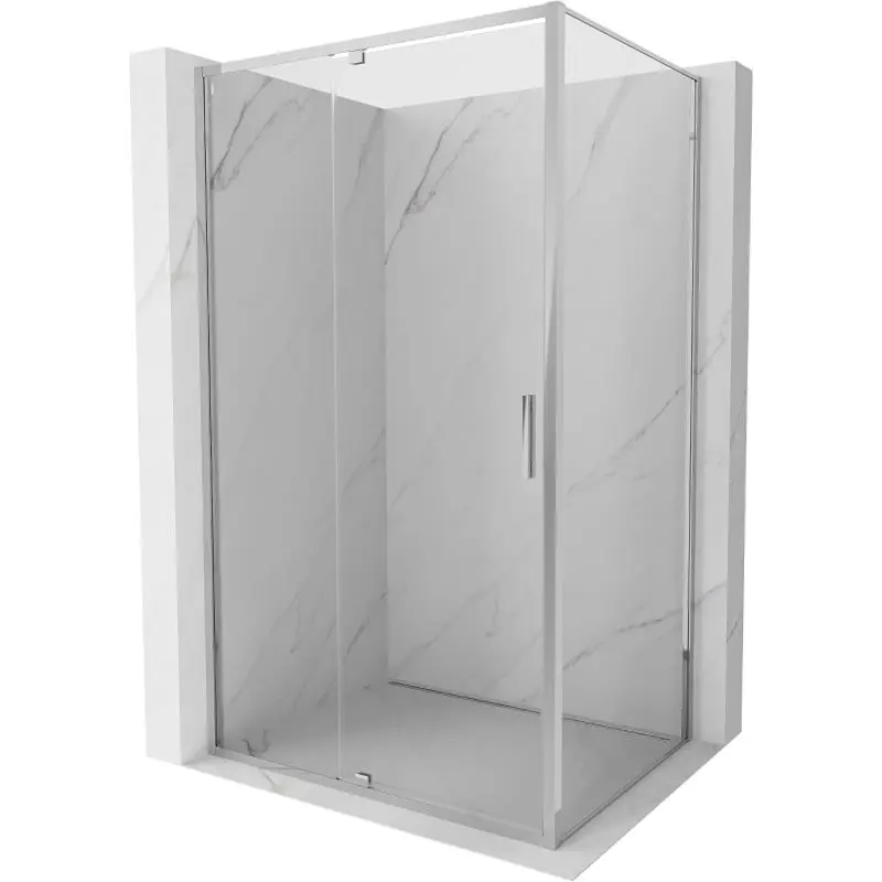 MEXEN/S Exo sprchový kout dveře křídlové 150 x 85, transparent, chrom 819-150-085-01-00