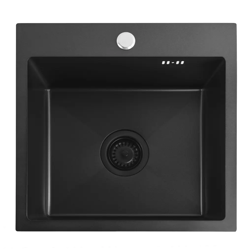 REA Ocelový dřez Leo 40 Black ZLE-06002