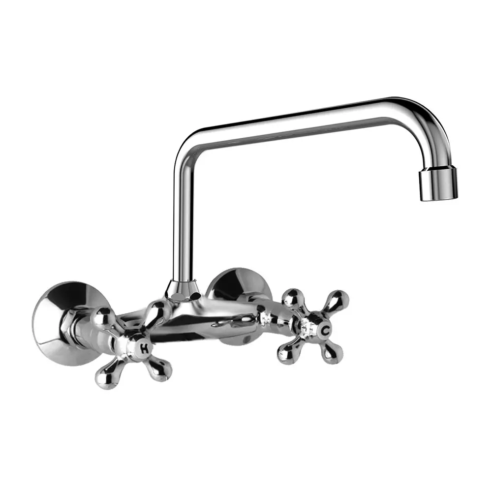 Mereo Retro Viktorie baterie dřezová, nástěnná, 150 mm, s U ramínkem trubkovým o 18 mm 230 mm CBL30104