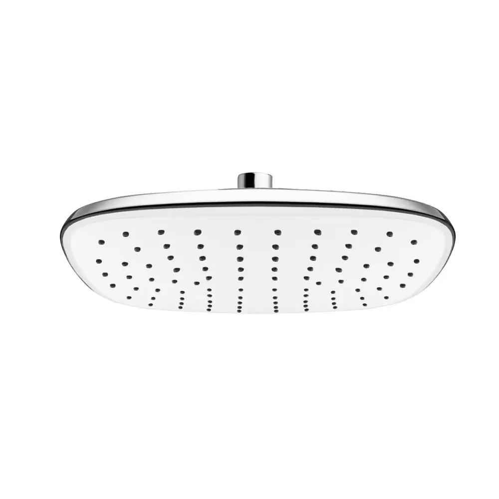 Mereo Talířová sprcha horní 255x190mm s kloubem, pochromovaný plast CB585D