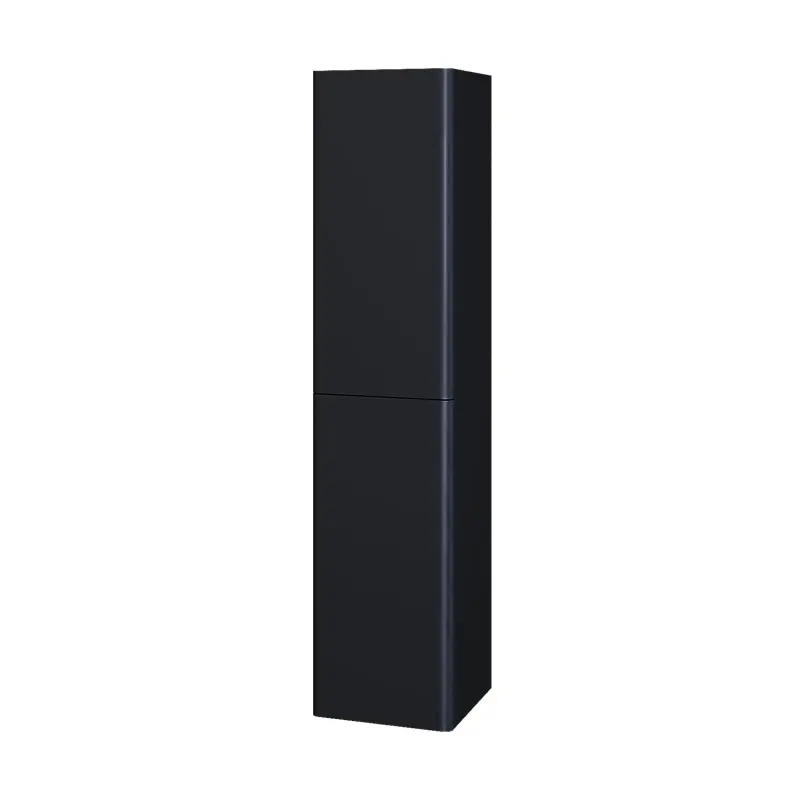 Mereo Siena, koupelnová skříňka 155 cm vysoká, L/P, černá mat CN444LP