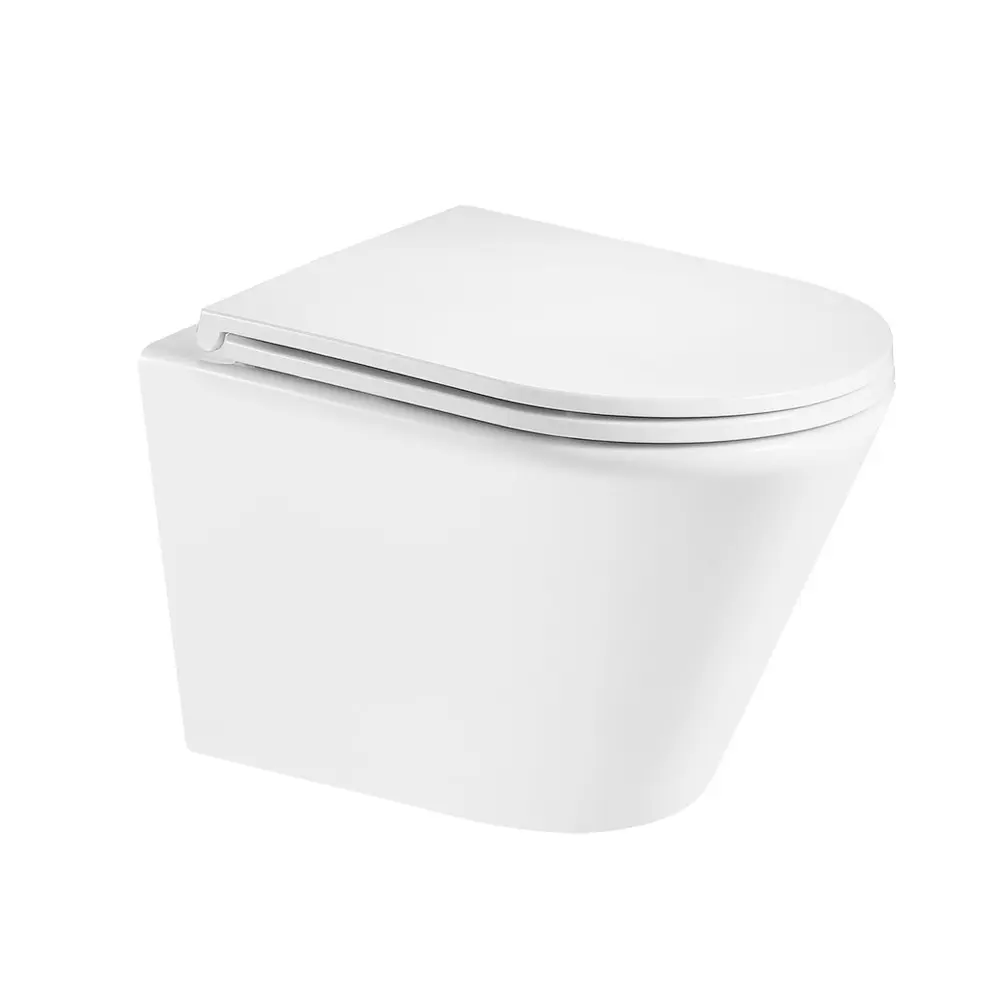 Mereo WC závěsné kapotované, Smart Flush RIMLESS, 365x375x540, keramické, vč. sedátka CSS125 VSD85T1