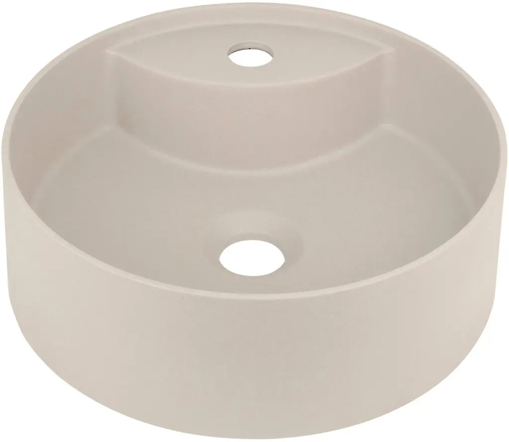 Deante Umyvadlo na desku Silia ø36 cm - CQS 5U4B, granit, béžové