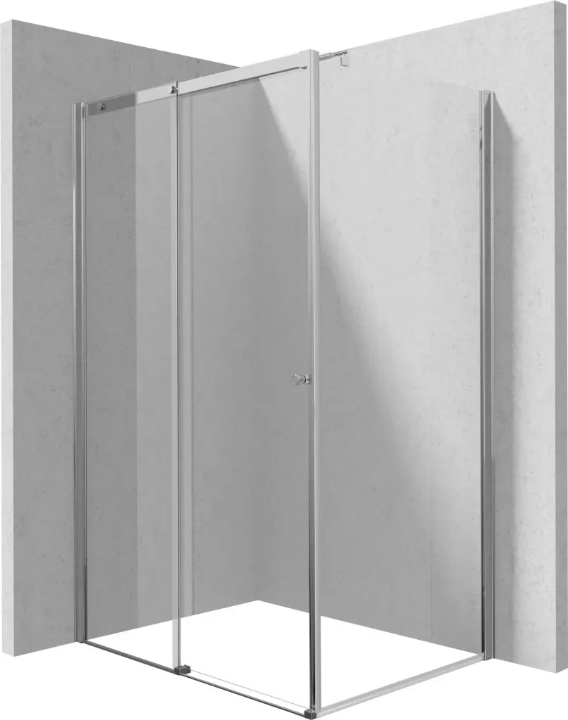 DEANTE Sprchový kout Kerria Plus chrom, obdélníková, 120x80 cm KKN0P12S08