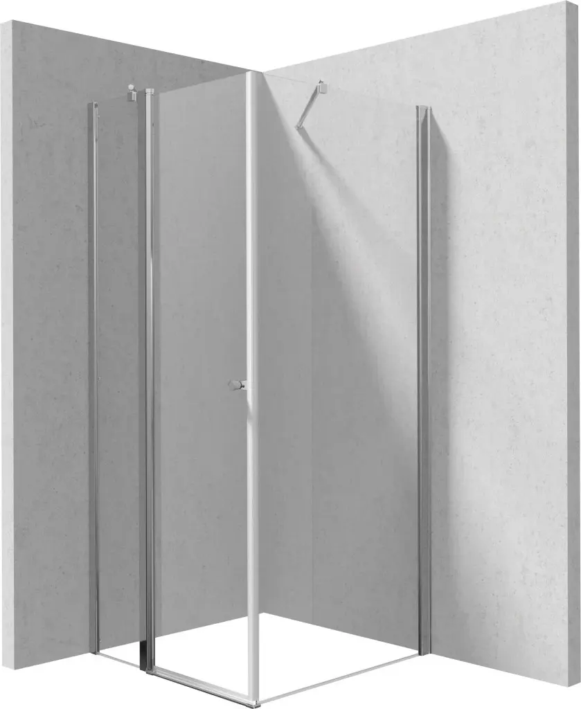 DEANTE Sprchový kout Kerria Plus chrom, čtvercová, 80x80 cm KKN0U08S08