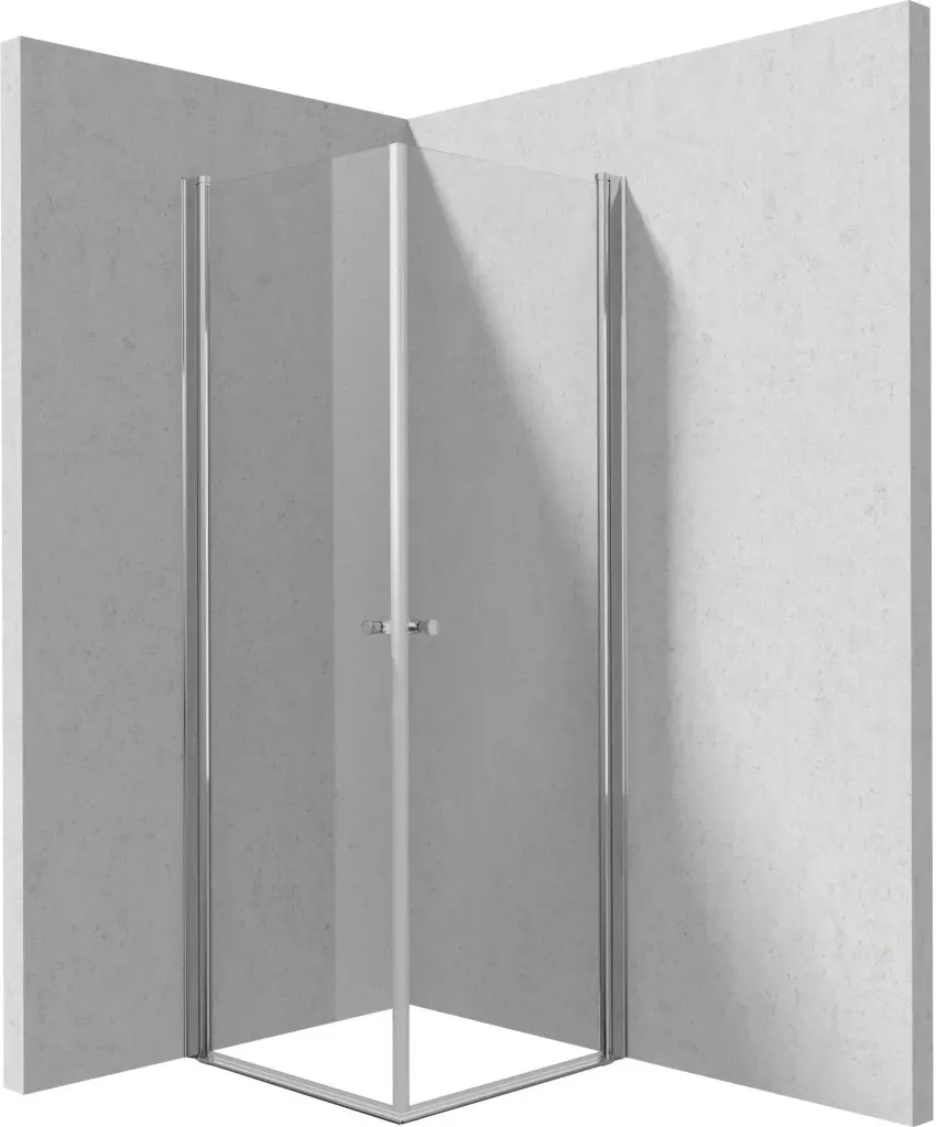 DEANTE Sprchový kout Kerria Plus chrom, čtvercová, 90x90 cm KKN0W09W09