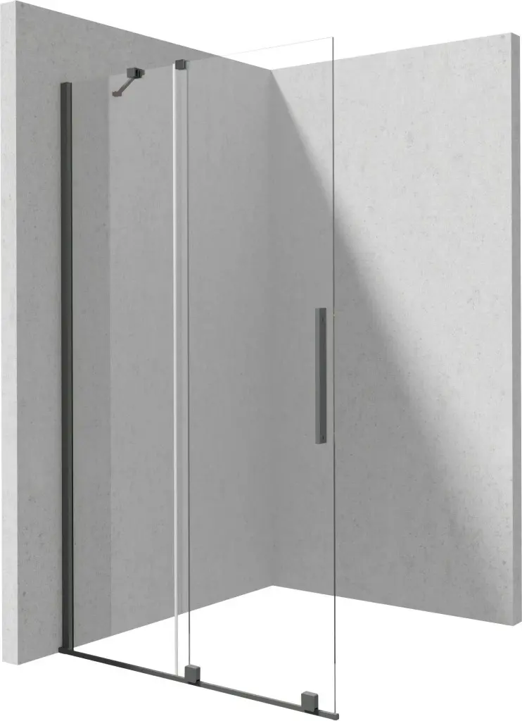 DEANTE Sprchová stěna Prizma 1400, walk-in, 140 cm posuvná KTJ_D34R