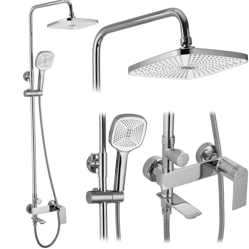 Sprchový set Rea Storm chrom 135 cm