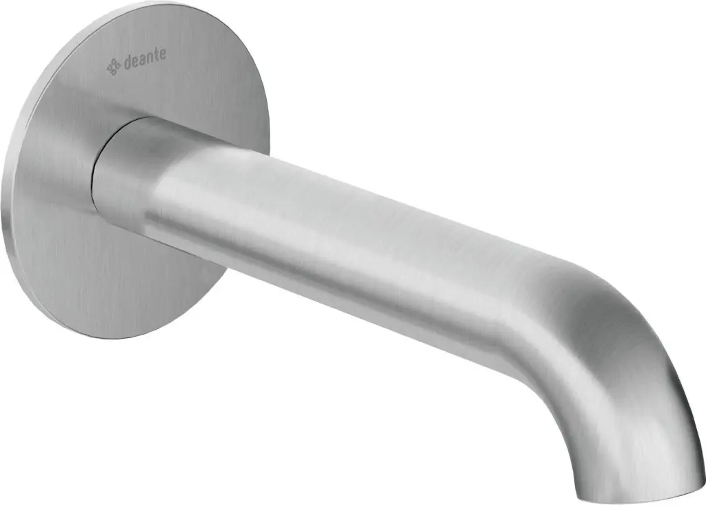 Deante Vanový/umyvadlový výtok Silia 160 mm - NQS F80K, kartáčovaná ocel