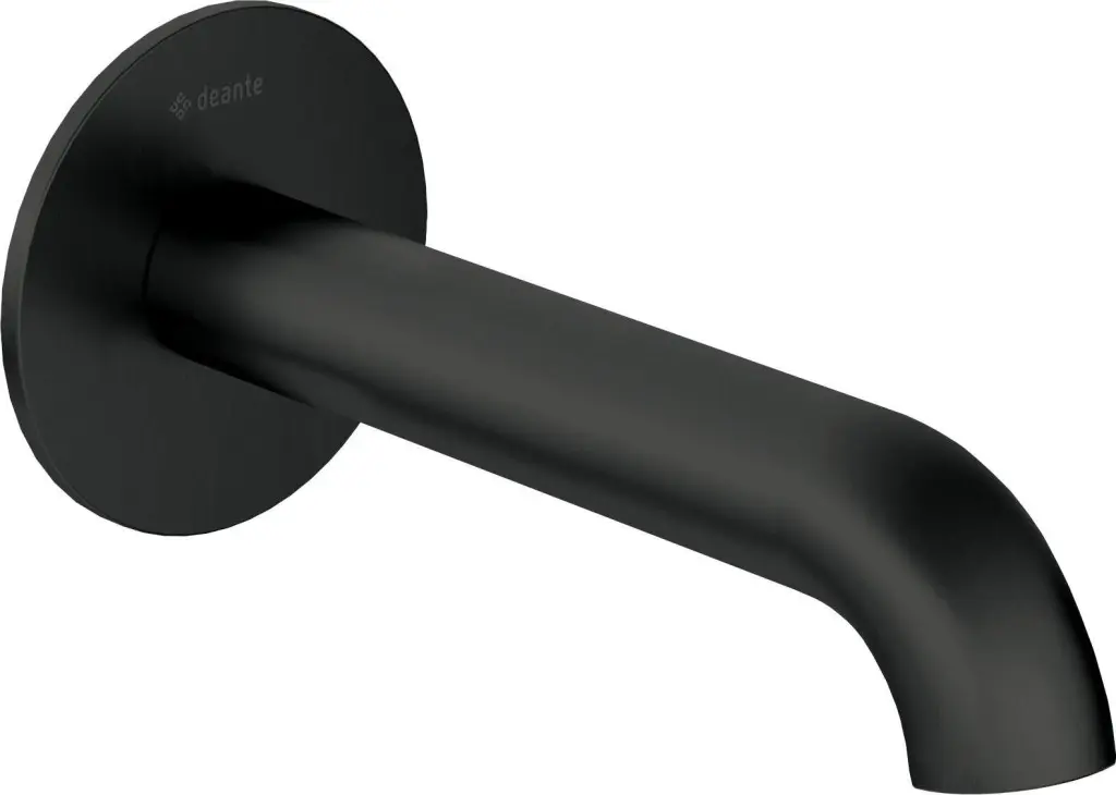 Deante Vanový/umyvadlový výtok Silia 160 mm - NQS N80K, černá mat