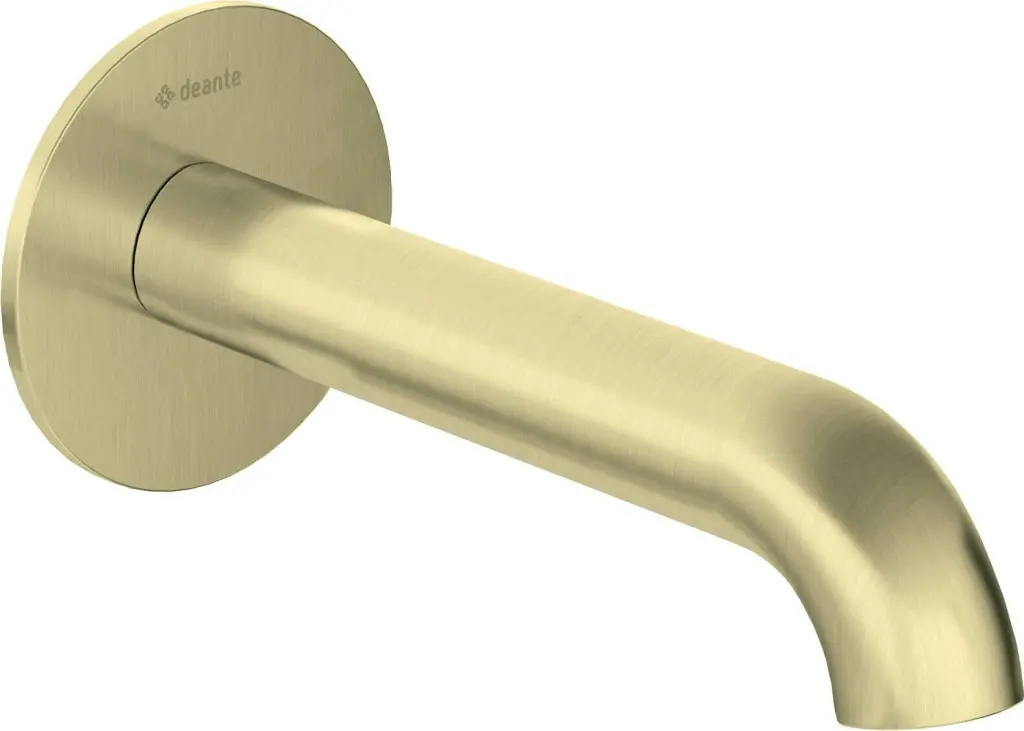 Deante Vanový/umyvadlový výtok Silia 160 mm - NQS R80K, zlatá kartáčovaná