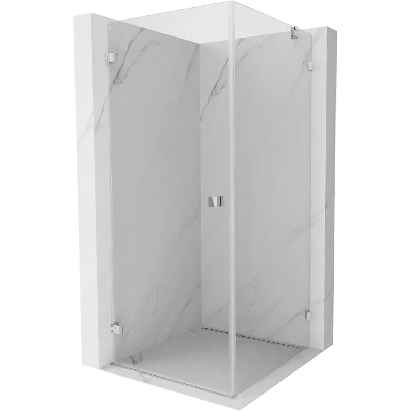 MEXEN/S Lunar-B sprchový kout dveře křídlové levá 70 x 70, transparent, chrom 832-070-070-01-00-L