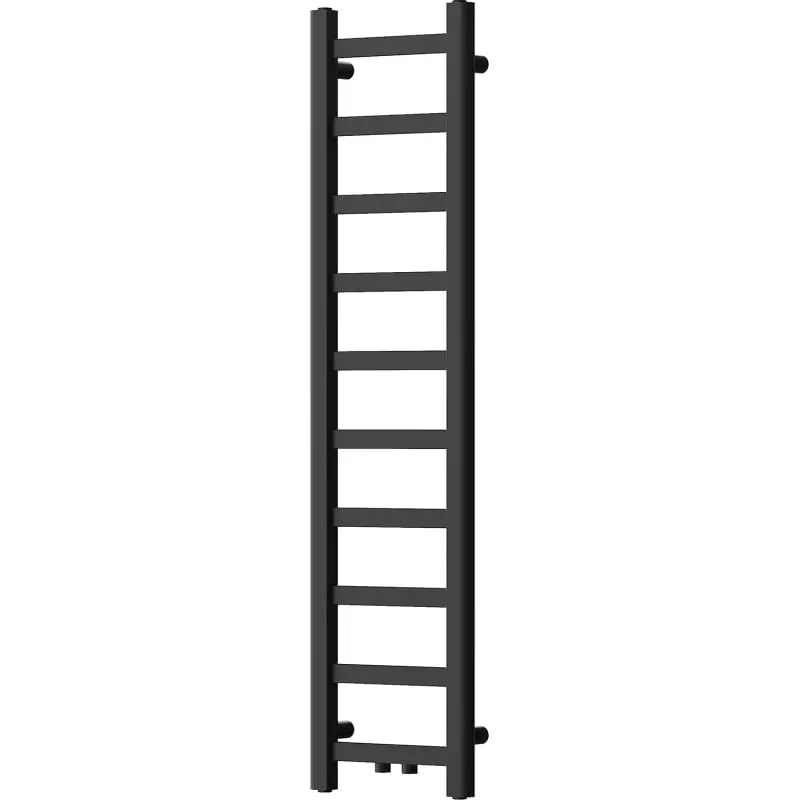 MEXEN Bolt otopný žebřík/radiátor 1200 x 300 mm, 240 W, černá W126-1200-300-00-70