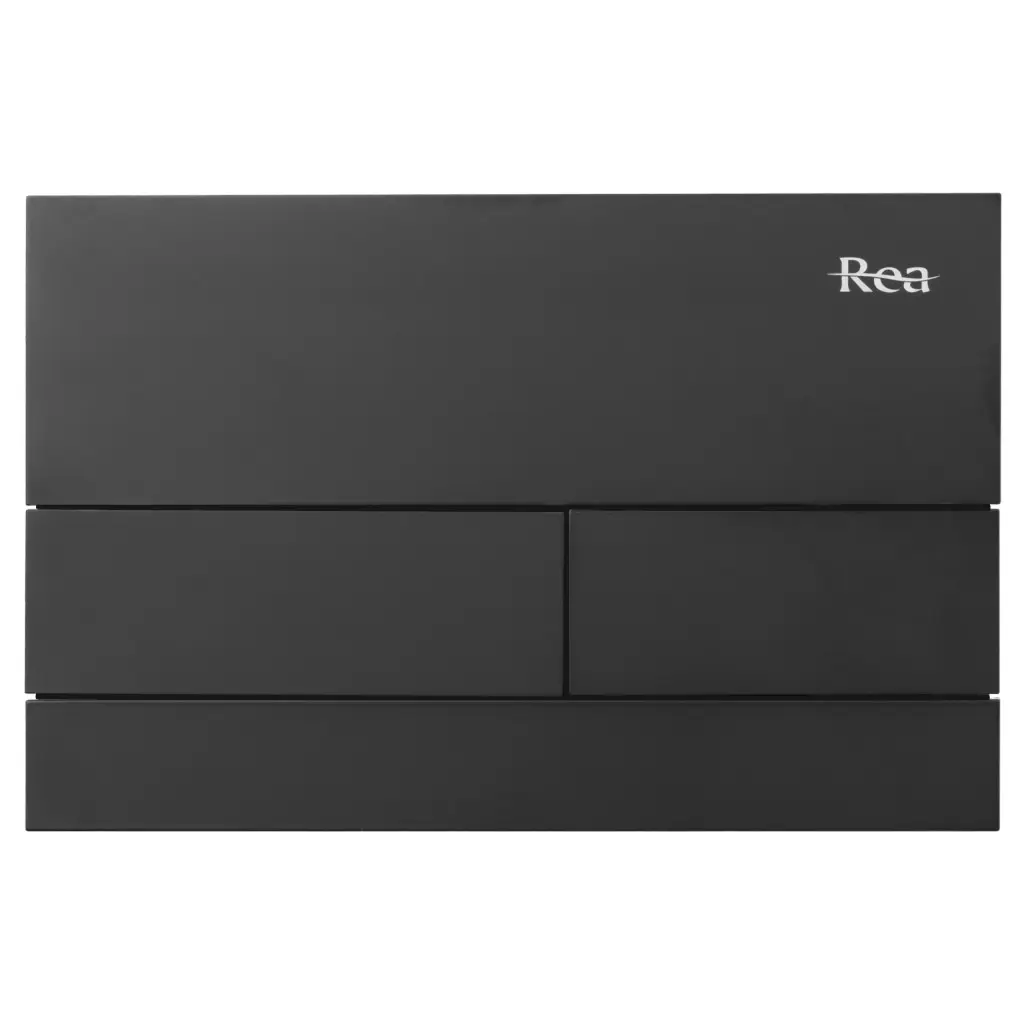 REA Tlačítko T Black Matt REA-E0056