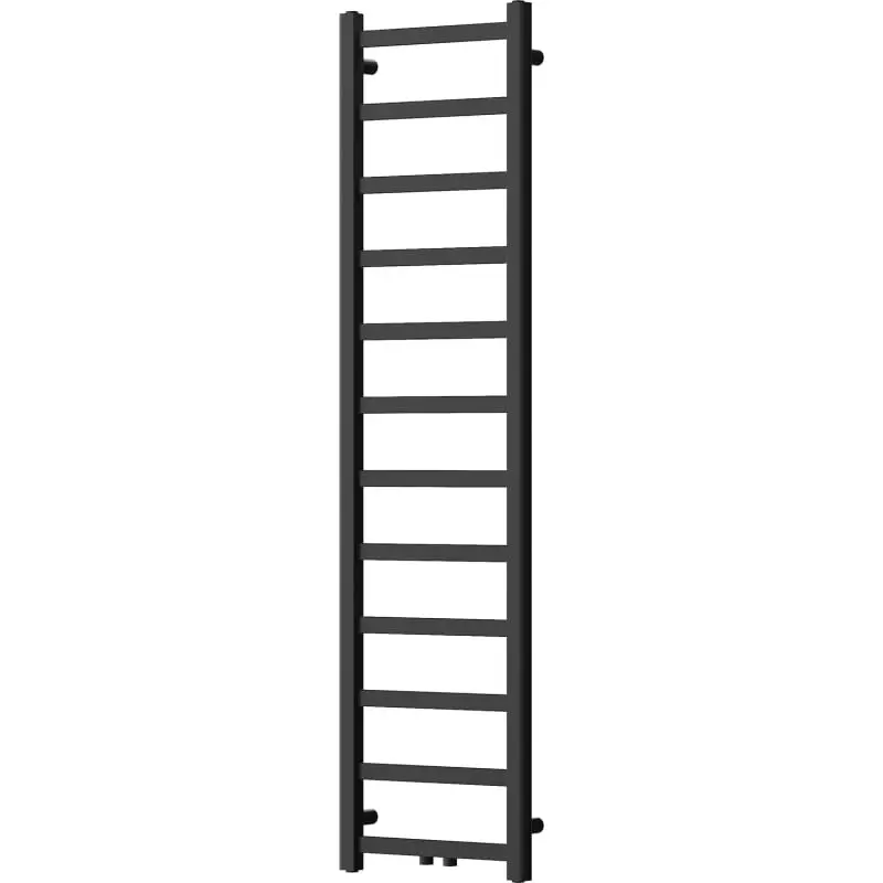 MEXEN Bolt otopný žebřík/radiátor 1500 x 400 mm, 342 W, černá W126-1500-400-00-70