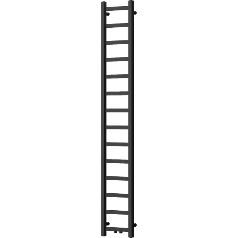 MEXEN Bolt otopný žebřík/radiátor 1800 x 300 mm, 351 W, černá W126-1800-300-00-70