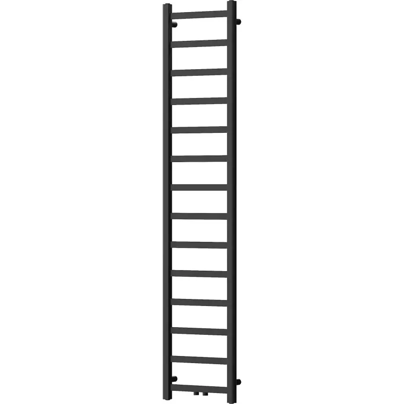 MEXEN Bolt otopný žebřík/radiátor 1800 x 400 mm, 406 W, černá W126-1800-400-00-70