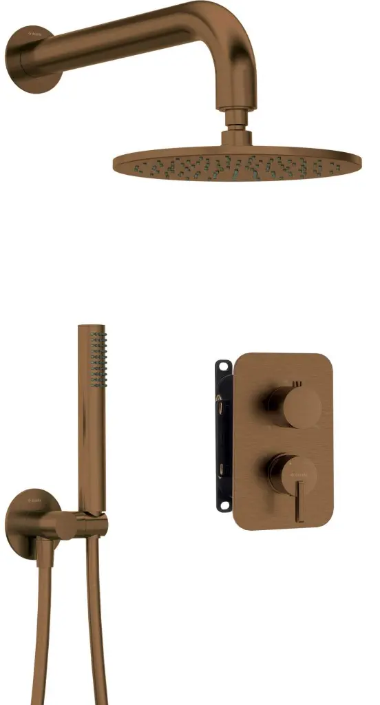DEANTE Silia Concealed BOX, baterie Podomítkový sprchový set, s baterií BOX se sprchovou hlavicí BXYYCQSM