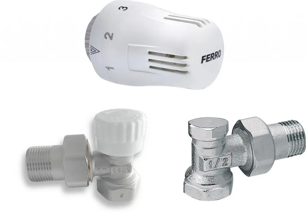 NOVASERVIS Sada na radiatory s termostatem rohová 1/2" - ZTM2