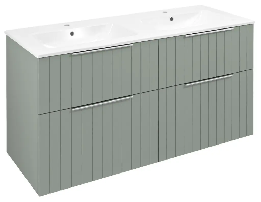 SAPHO CIRASA STRIP umyvadlová skříňka 118,4x64x46cm, verde CR121-4444S-21