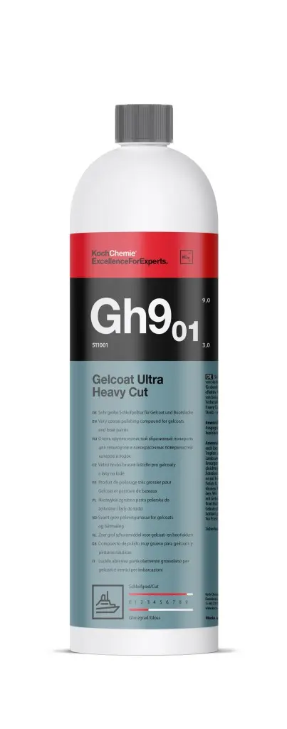 Koch Chemie Hrubá brusná leštěnka Koch Gh9.01 Gelcoat Ultra heavy Cut 1 l č.511001 EG4511001