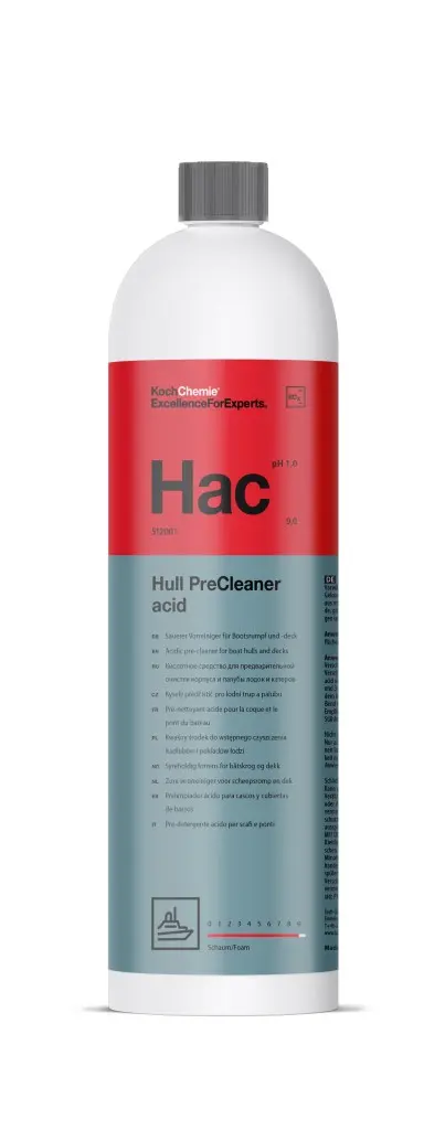 Koch Chemie Kyselý předčistič na lodní trup a palubu Koch Hac Hull Precleaner acid 1 l č.512001 EG4512001