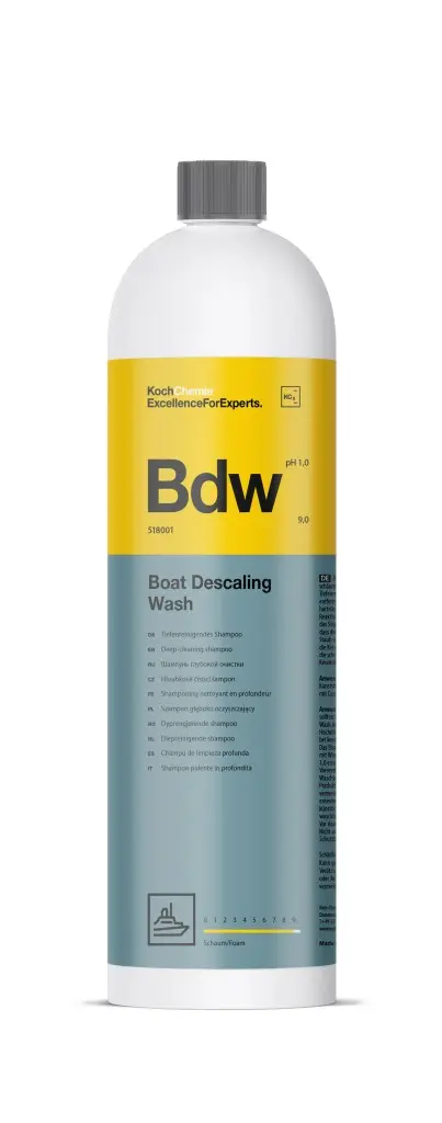 Boat Descaling Wash (Bdw) - Hloubkový čistící šampon na vodní kámen z lodí 1L