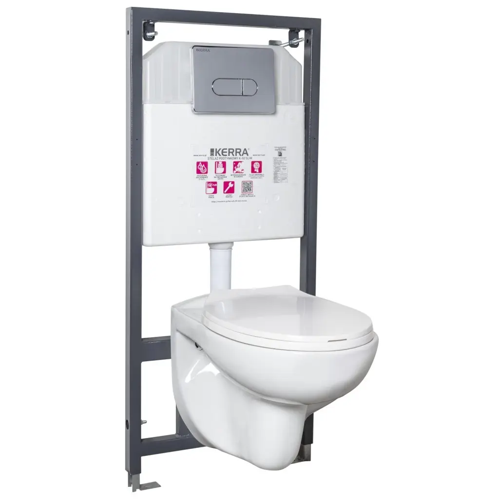 KERRA - Instalační set WC Doris/Pacific CHR 5907548115829