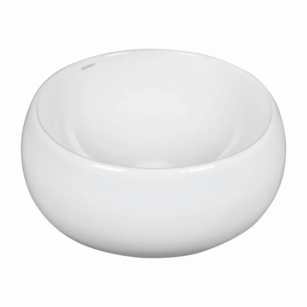 Novoterm Keramické umyvadlo na desku NV-KR-802 (ø 40,5 cm) bílé