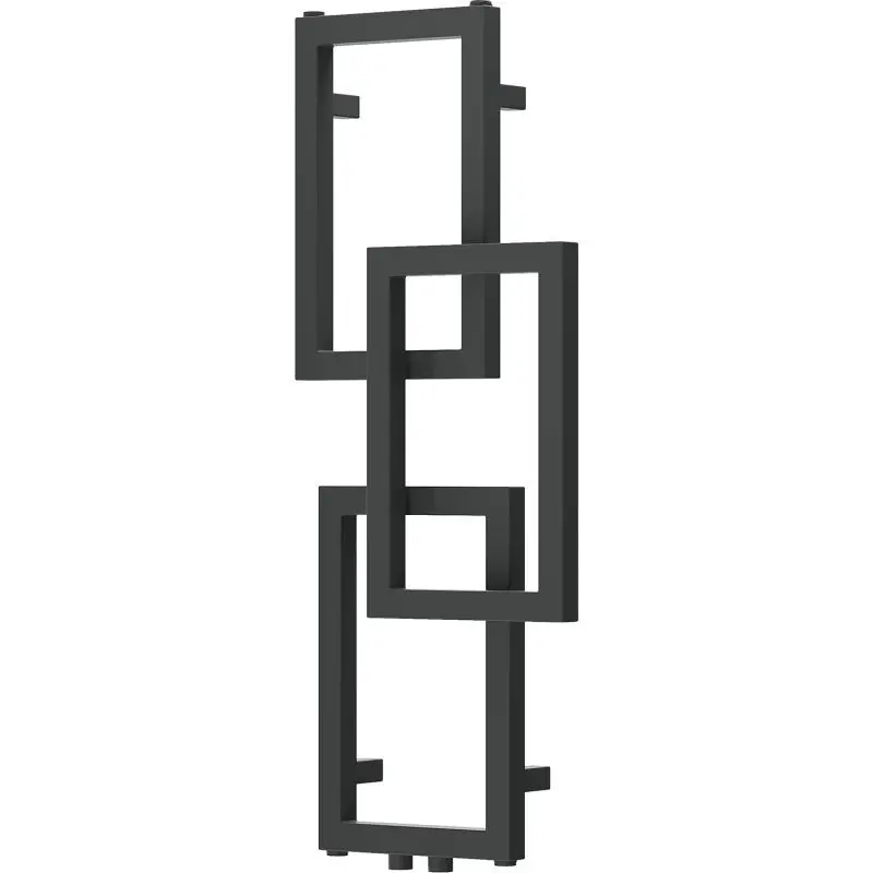 MEXEN Grid otopný žebřík/radiátor dekorativní 870 x 360 mm, 209 W, antracit W215-0870-360-00-66
