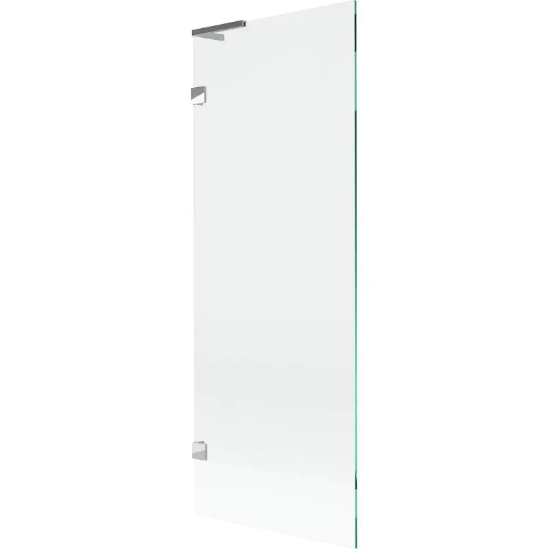 MEXEN/S Lunar L vanová zástěna FIX 70 x 150, transparent, chrom 897L-070-000-01-00