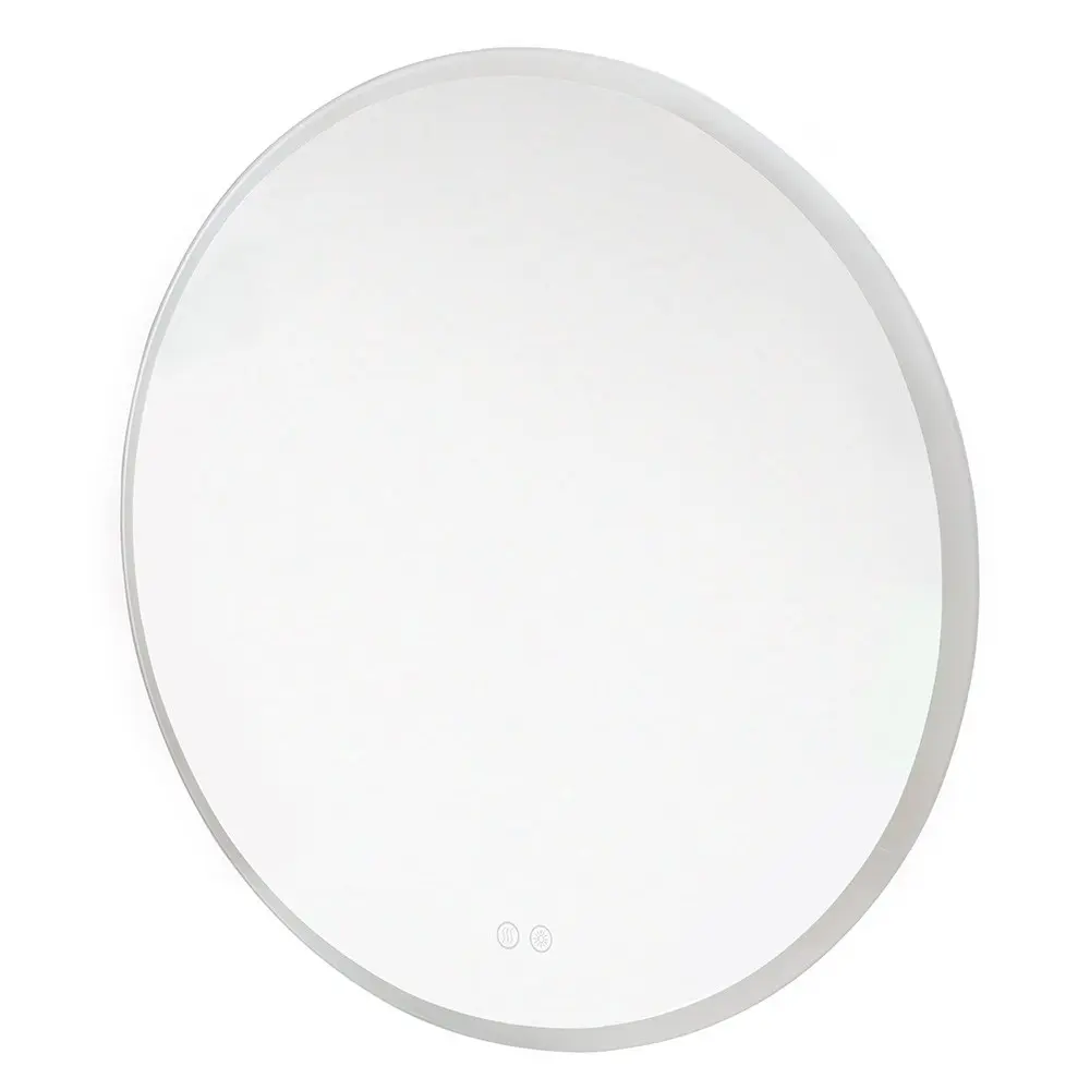 Mereo Zrcadlo kulaté pr. 60 cm, LED osvětlení a odmlžování, okraj pískovaný CN162
