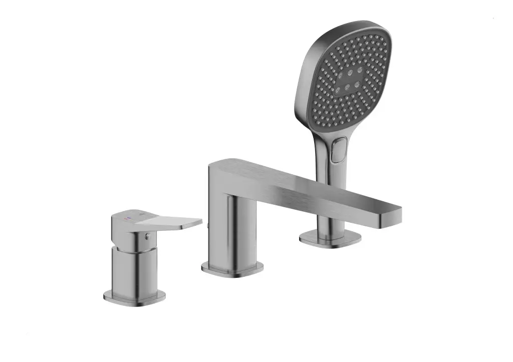 KFA Baterie Malaga, vanová, 3-dílná stojící, PVD gun metal grey 4525-210-61
