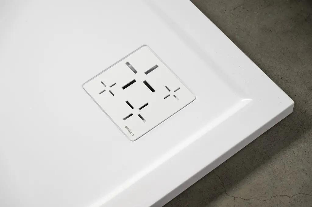 GELCO Čtvercová krytka sifonu bílá, KSM107W KSM107W