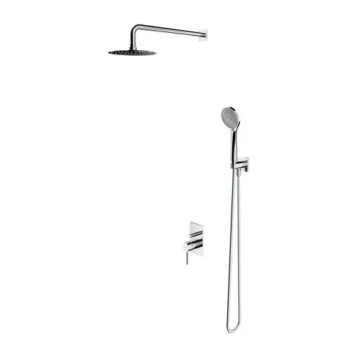 OMNIRES Y - Sprchový set s baterií pod omítku, s tělesem, průměr 20 cm, 5 proudů, chrom SYSY23-KCR