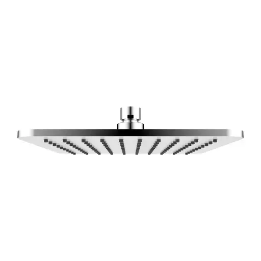 OMNIRES SLIMLINE dešťová sprcha, 20 x 20 cm chrom / bílá /CRB/ WG220/OCRB
