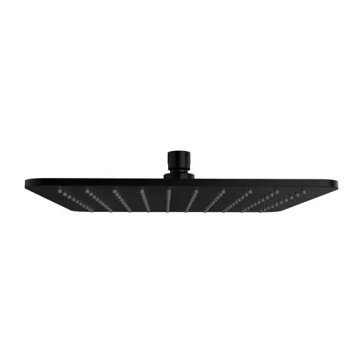 OMNIRES SLIMLINE dešťová sprcha, 25 x 25 cm černá mat /BLM/ WG225/OBL